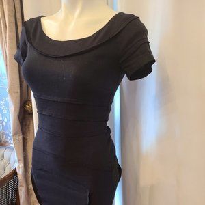 Nicole Miller Atelier Cocktail Scoop Cap Sleeve